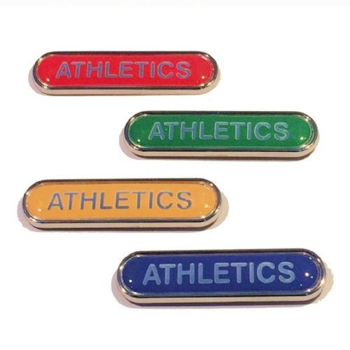 ATHLETICS bar badge